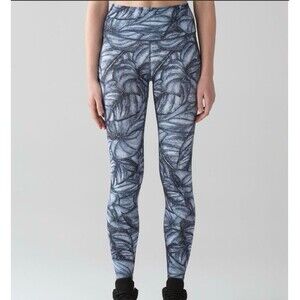 Lululemon Wunder Under Hi-Rise Tight Nulux Jungle Alpine White Multi (6) #271